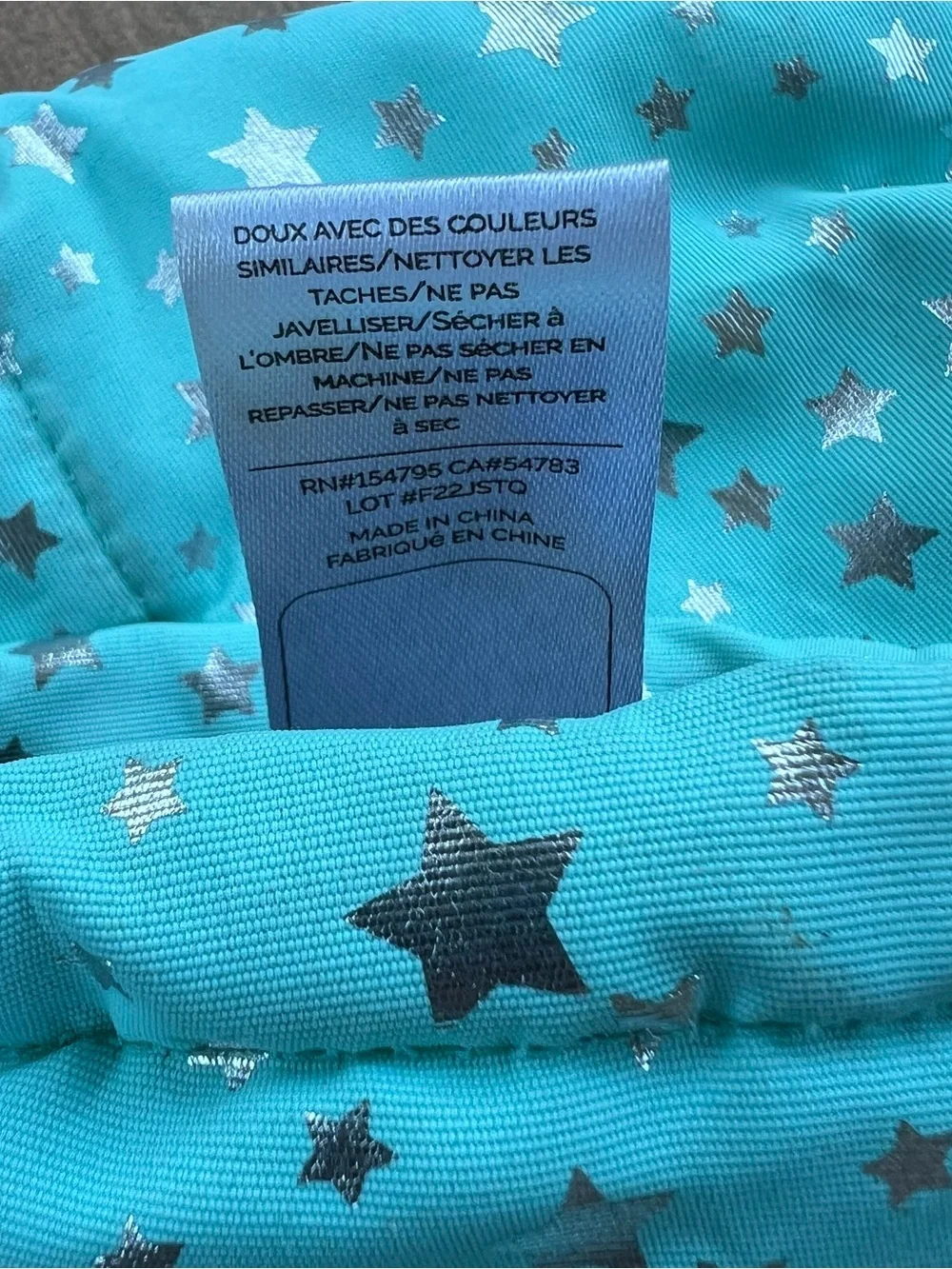 Jan & Jul Mittens Kids Teal Silver Stars Snow Winter Mittens Like New Medium